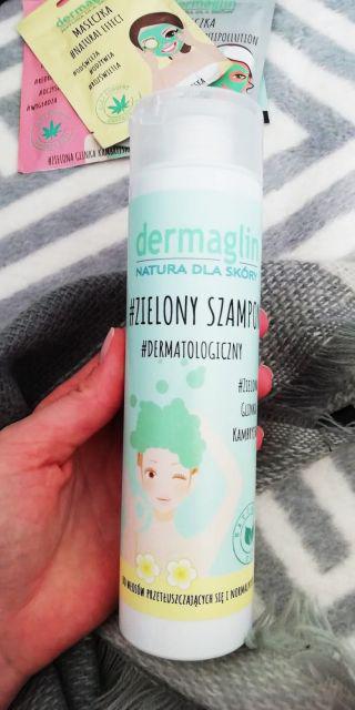 dermaglin zielony szampon do włosów przetłuszczających się i normalnych