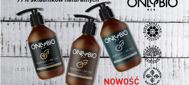 onlybio men szampon i żel 2w1 hipoalergiczny 250 ml