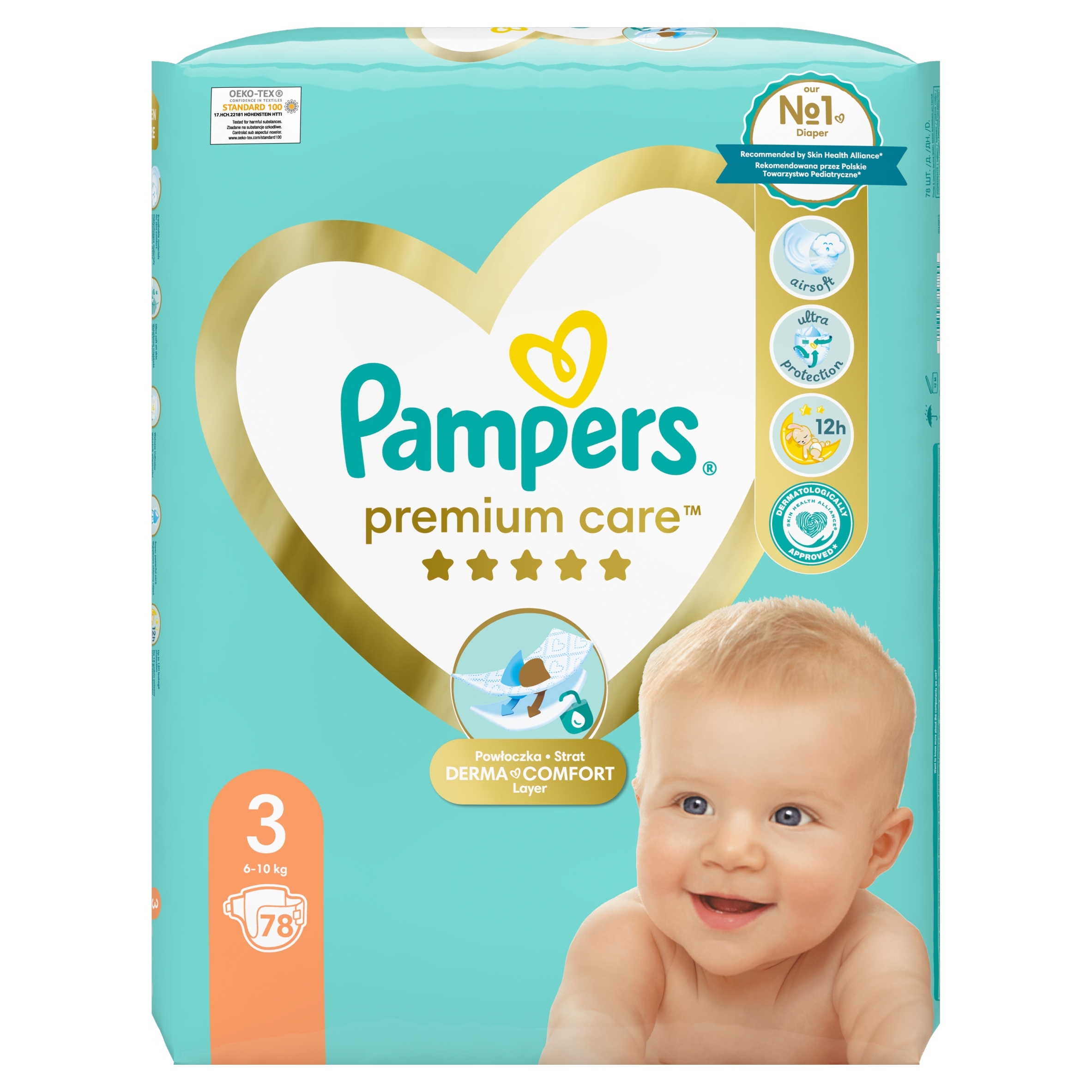 pampers pieluszki premium care 3