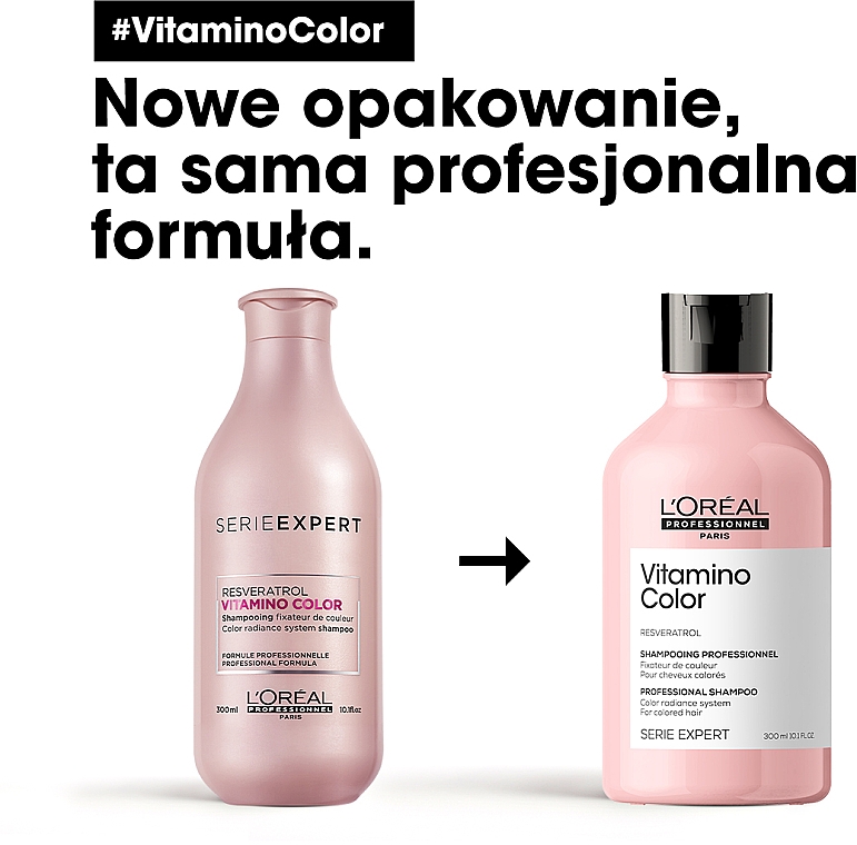 loreal szampon i odżywka z witaminowy