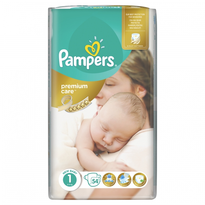 pampers premium care 2 54sztuki