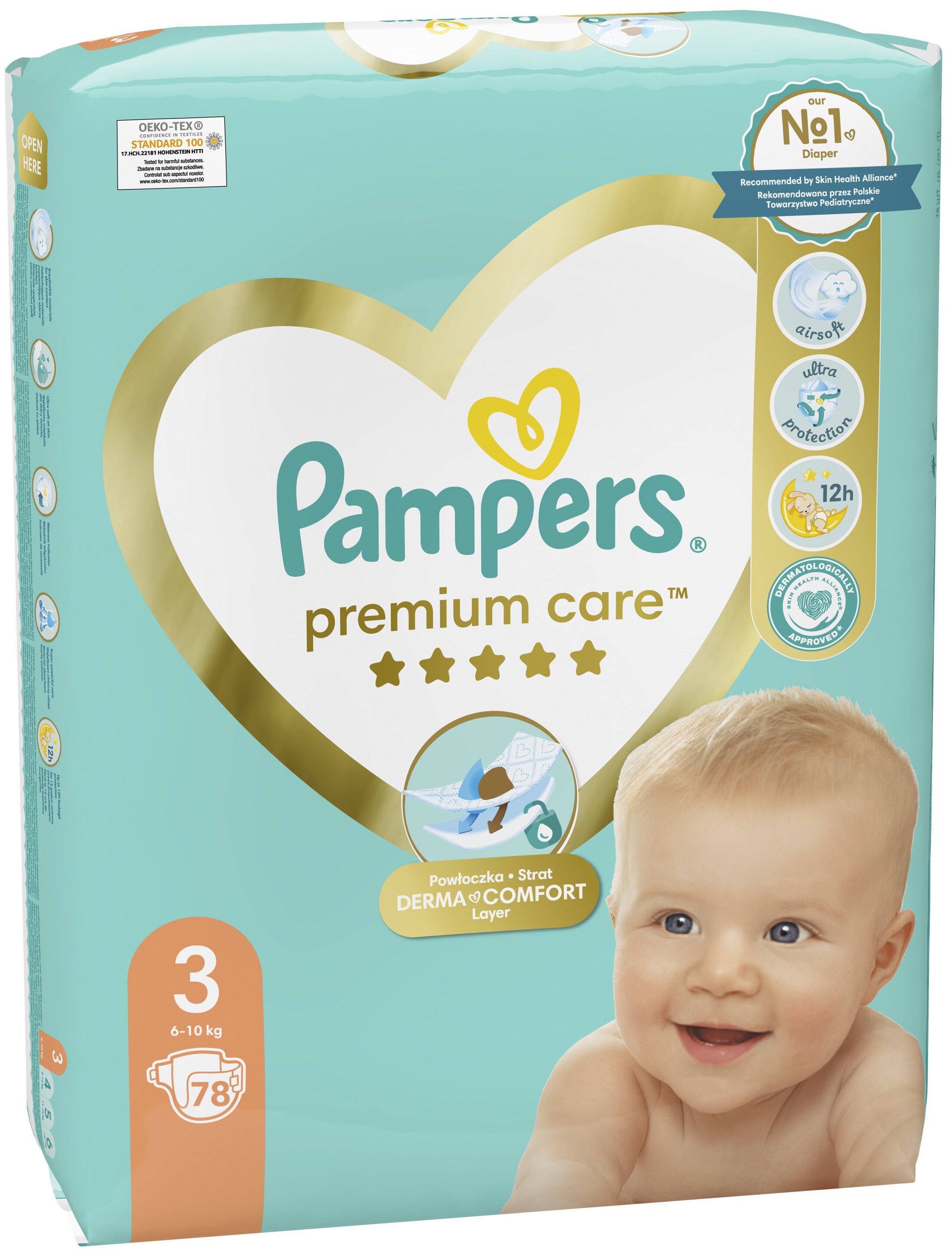 pampers 3 premium duze opakowanie