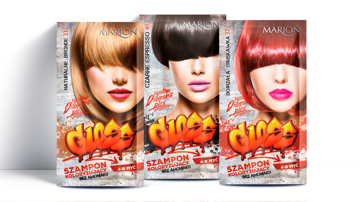 marion szampon koloryzujący gloss włosy