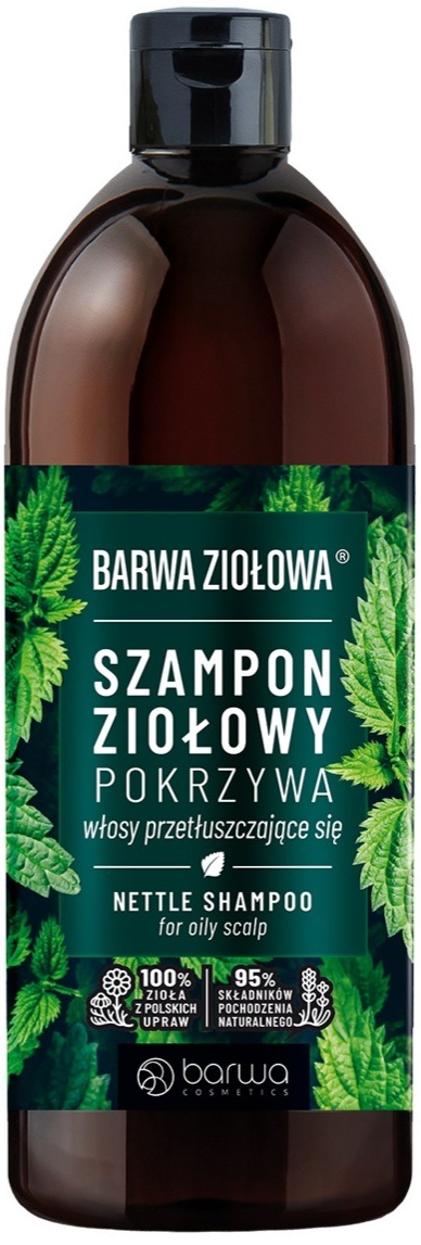 barwa szampon do włosów pokrzywowy