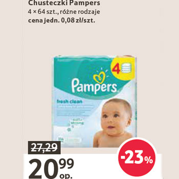 pampers chusteczki promobaby