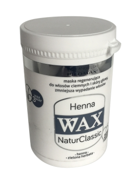 wax angielski pilomax henna maska regenerująca do włosów zniszczonych ciemnych