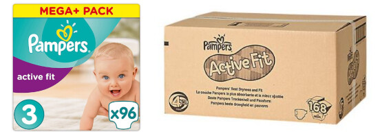 active fit pampers aanbieding