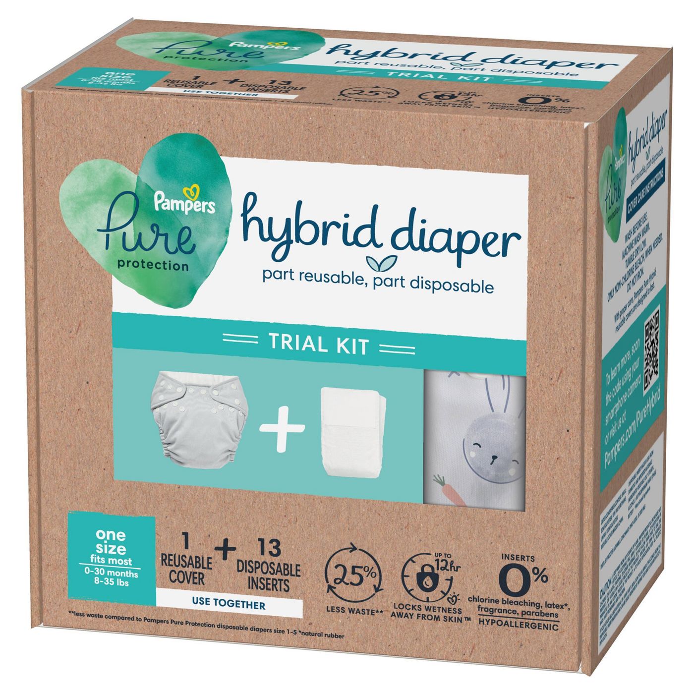 pampers flat diaper