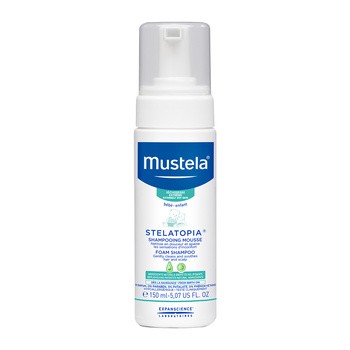 mustela szampon w piance złuszczanie