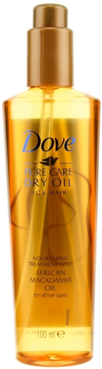 olejek do włosów dove pure care dry oil