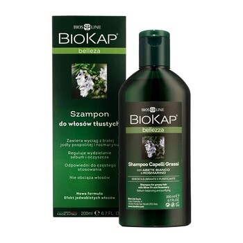 biokap bellezza szampon do włosów tłustych 200ml