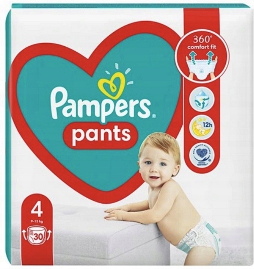 pampers pants pieluchomajtki 4 9-15 kg