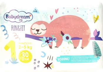 babydream fun&fit pieluszki jednorazowe