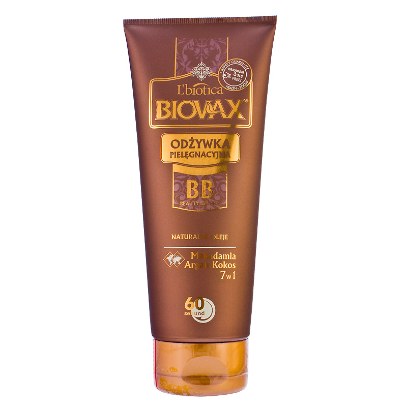 lbiotica biovax bb beauty benefit odżywka do włosów osłabionych 200ml