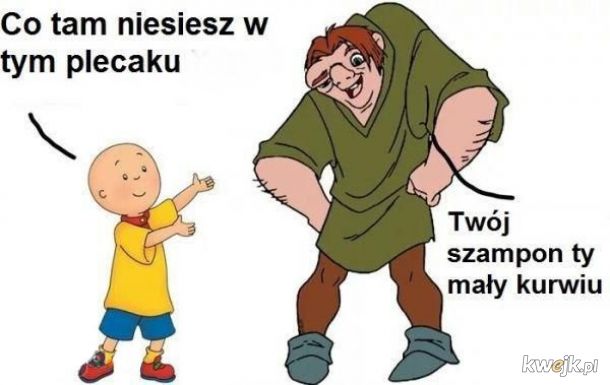 co niesiesz w tym plecaku twój szampon