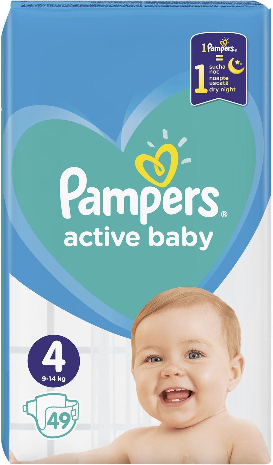 pampers 4 active baby dry ceneo