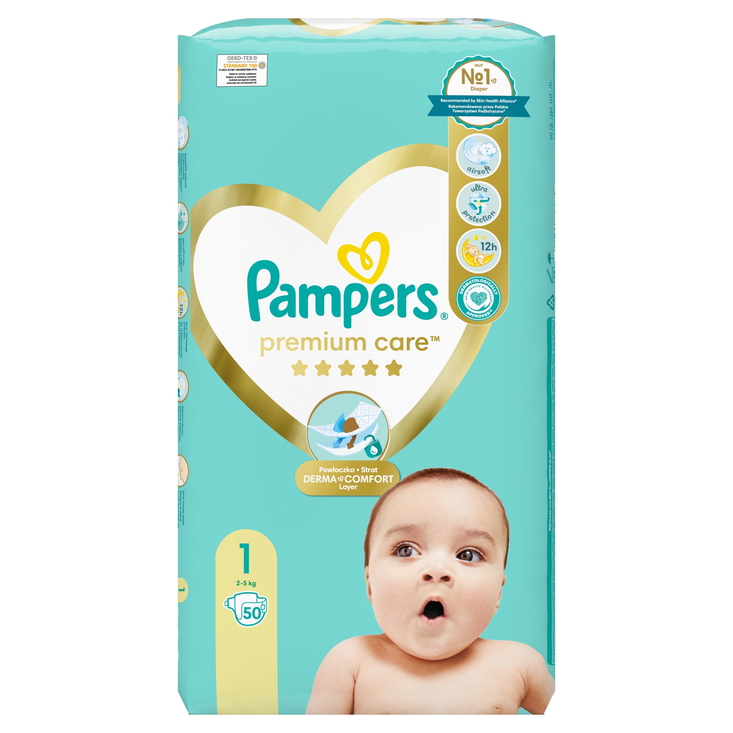 pampers premium care 1 pieluszki pieluchy 78 szt