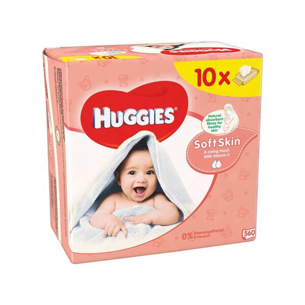 chusteczki huggies soft skin