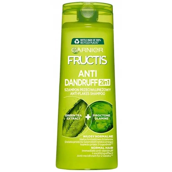 garnier fructis przeciwłupieżowy szampon wzmacniający2 w 1 szanpon