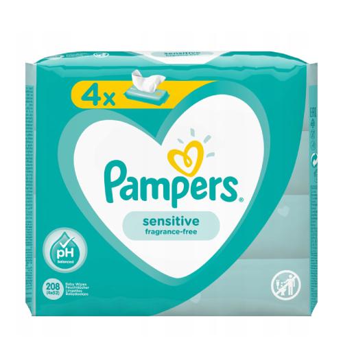 chusteczki pampers sensitive zamykane