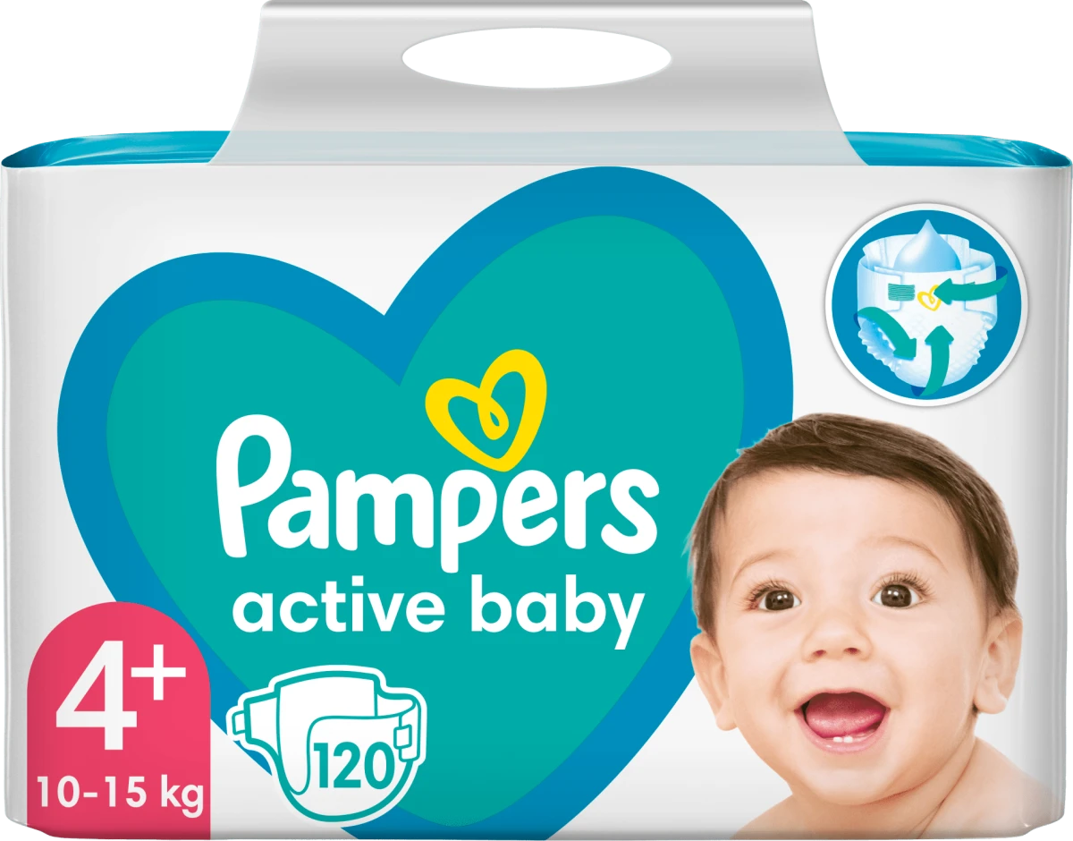 pampers active giga pack 128 szt