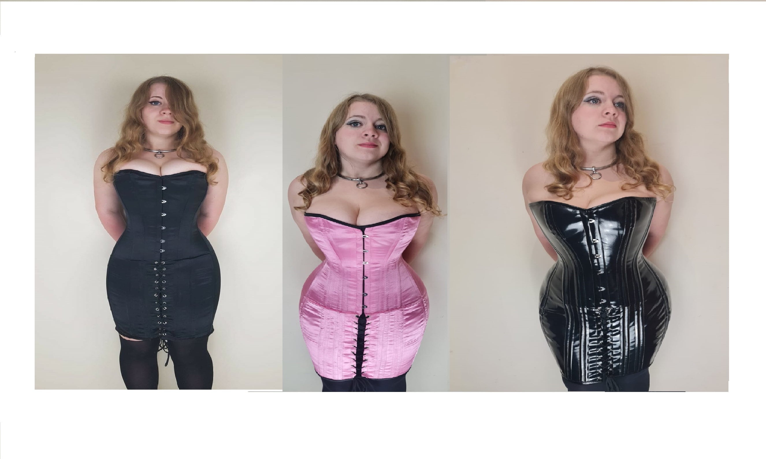 lacing corset dress pampers sissy