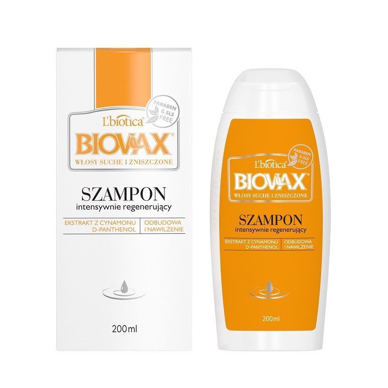 szampon biovax z cynamonem