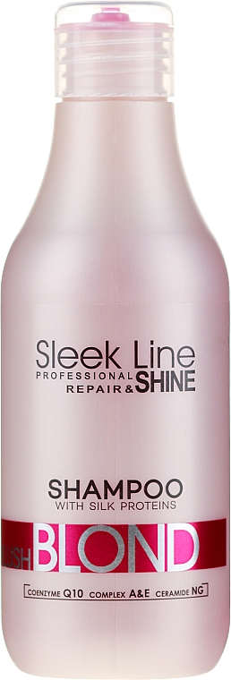 szampon do włosów blond stapiz sleek line blush blond shampoo