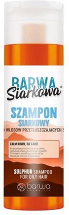 barwa siarkowa szampon do włosów przetłuszczających