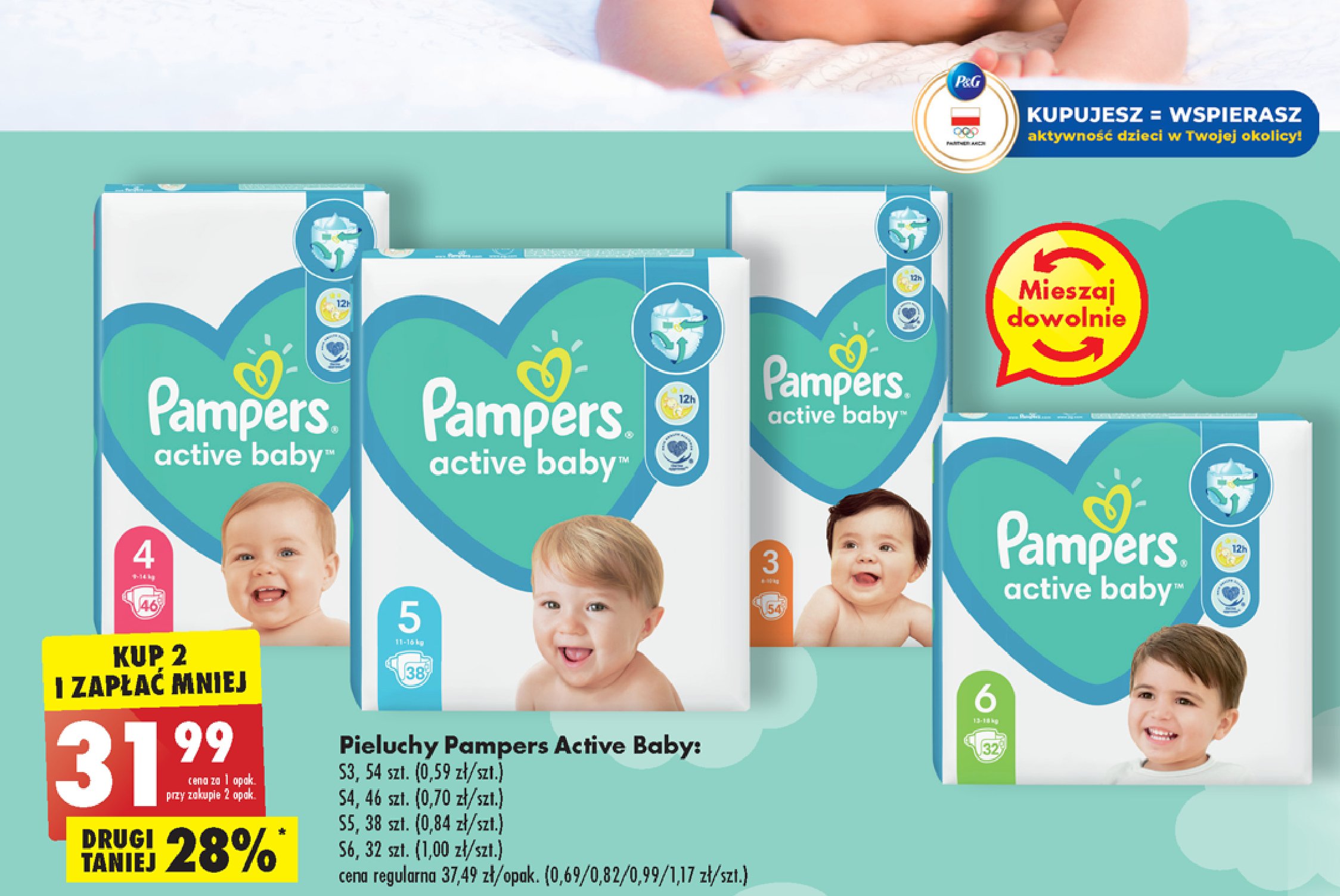 promocja na pampersy pampers