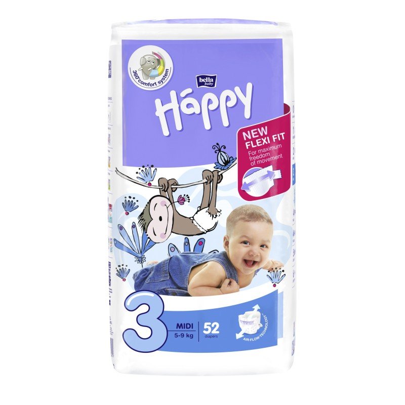 pieluchy happy newborn new flexi fit opinie