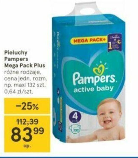 tesco gazetka pampers