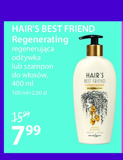 hairs best friend szampon regenerujący