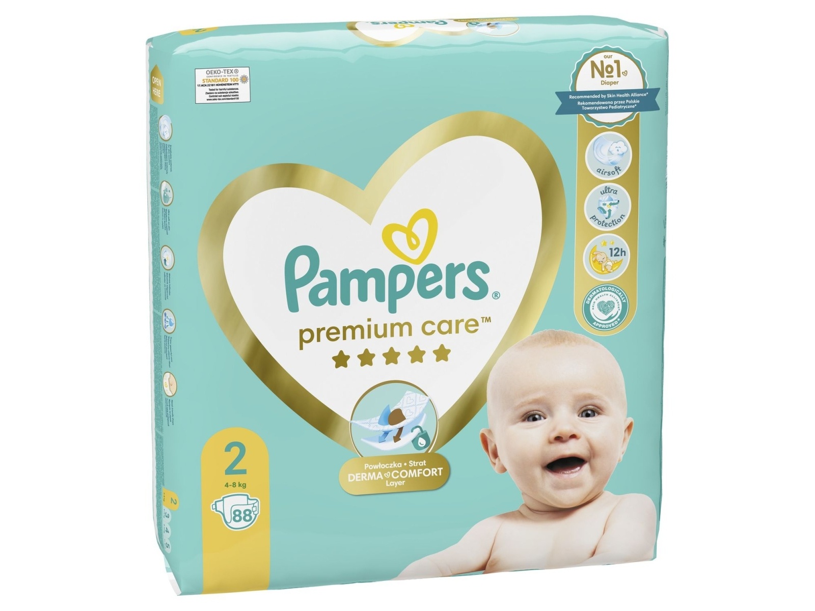 pampers premium care 2 54sztuki