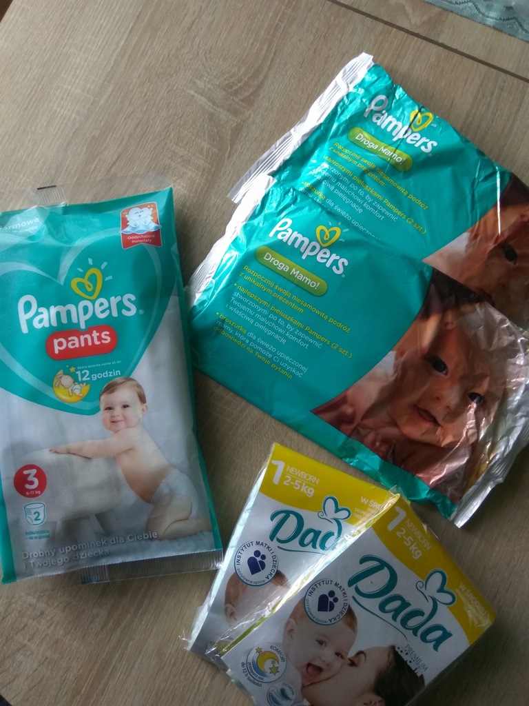 próbki pieluszek pampers