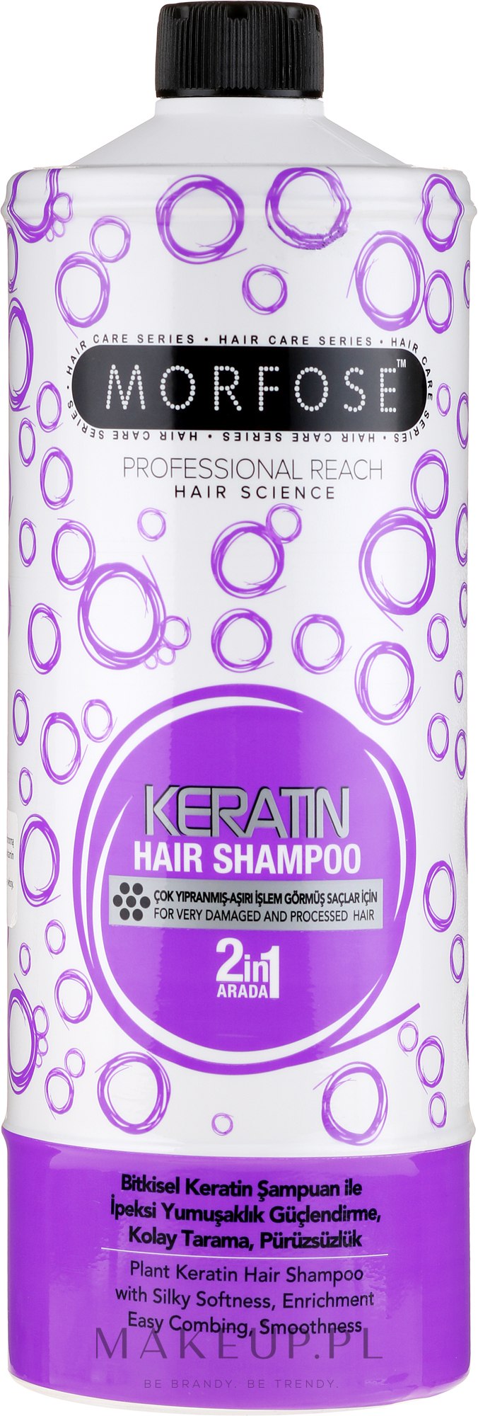 morfose keratin szampon do włosów 1000ml