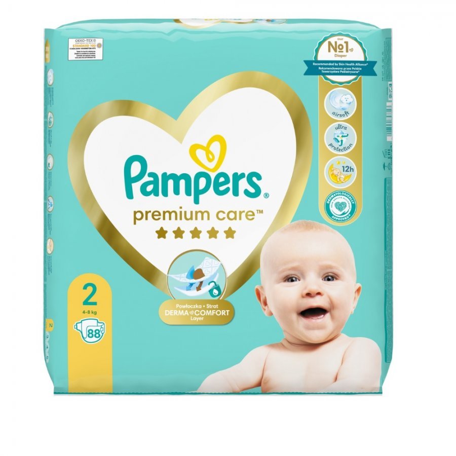 pieluszki pampers premium care newborn 2-5kg 88 szt cena