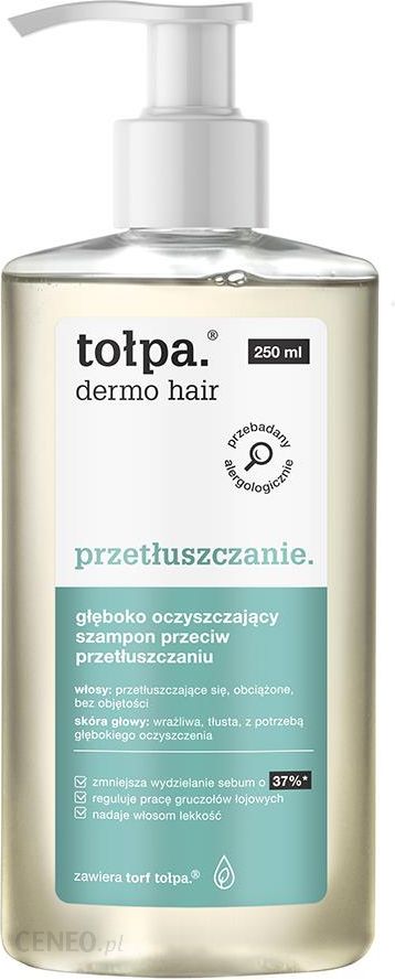 tołpa dermo hair głęboko oczyszczający szampon przeciw przetłuszczaniu 250 ml