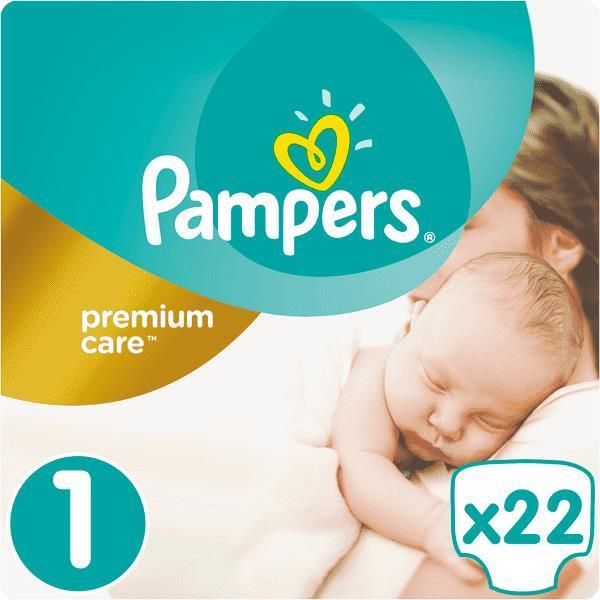 pampers premium care pieluchy jednorazowe rozmiar 1 newborn 22 szt