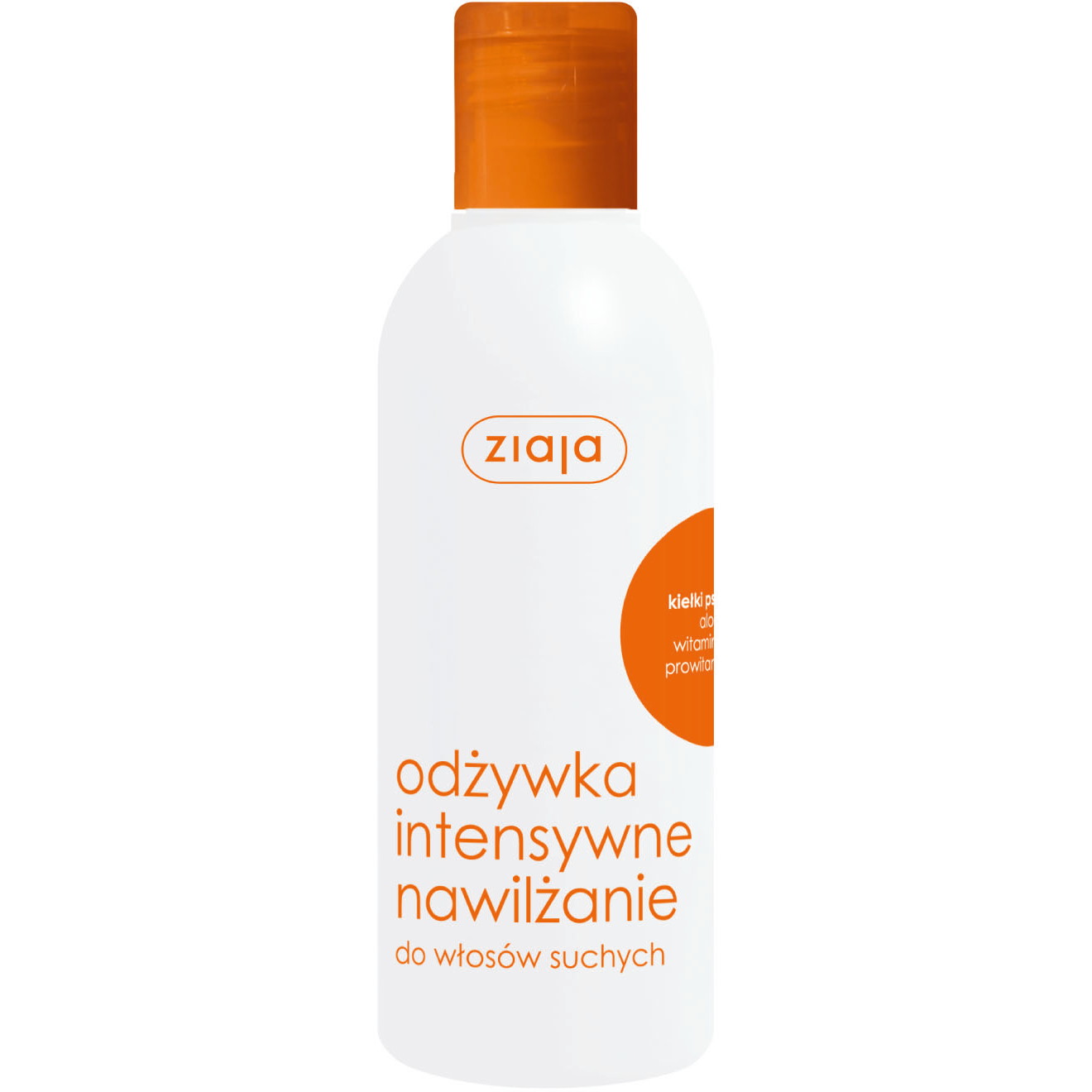 ziaja intensywne nawilżanie kiełki pszenicy 200ml odżywka do włosów nawilżająca