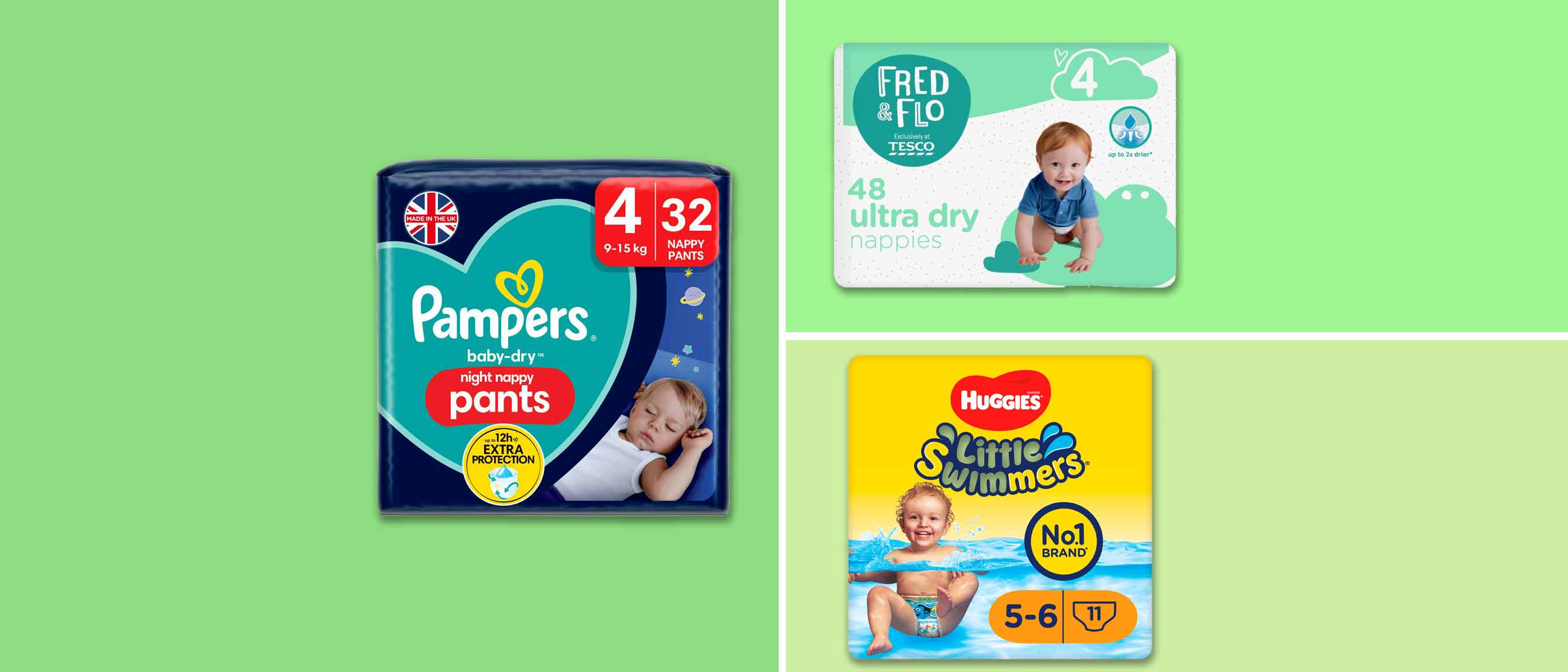 red and flo pampers