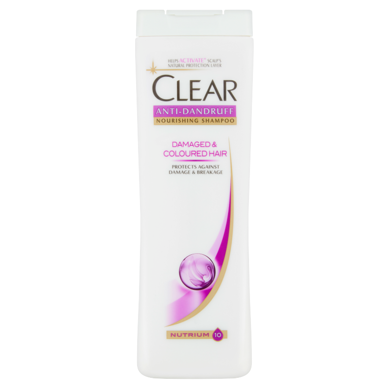 clear damaged & coloured hair szampon przeciwłupieżowy 400 ml