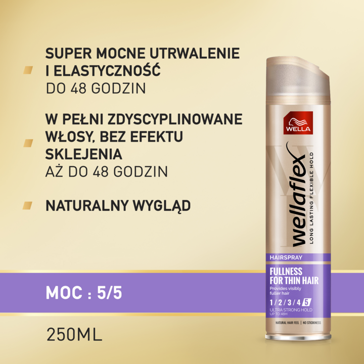 rossmann lakier do włosów wellaflex nr 5