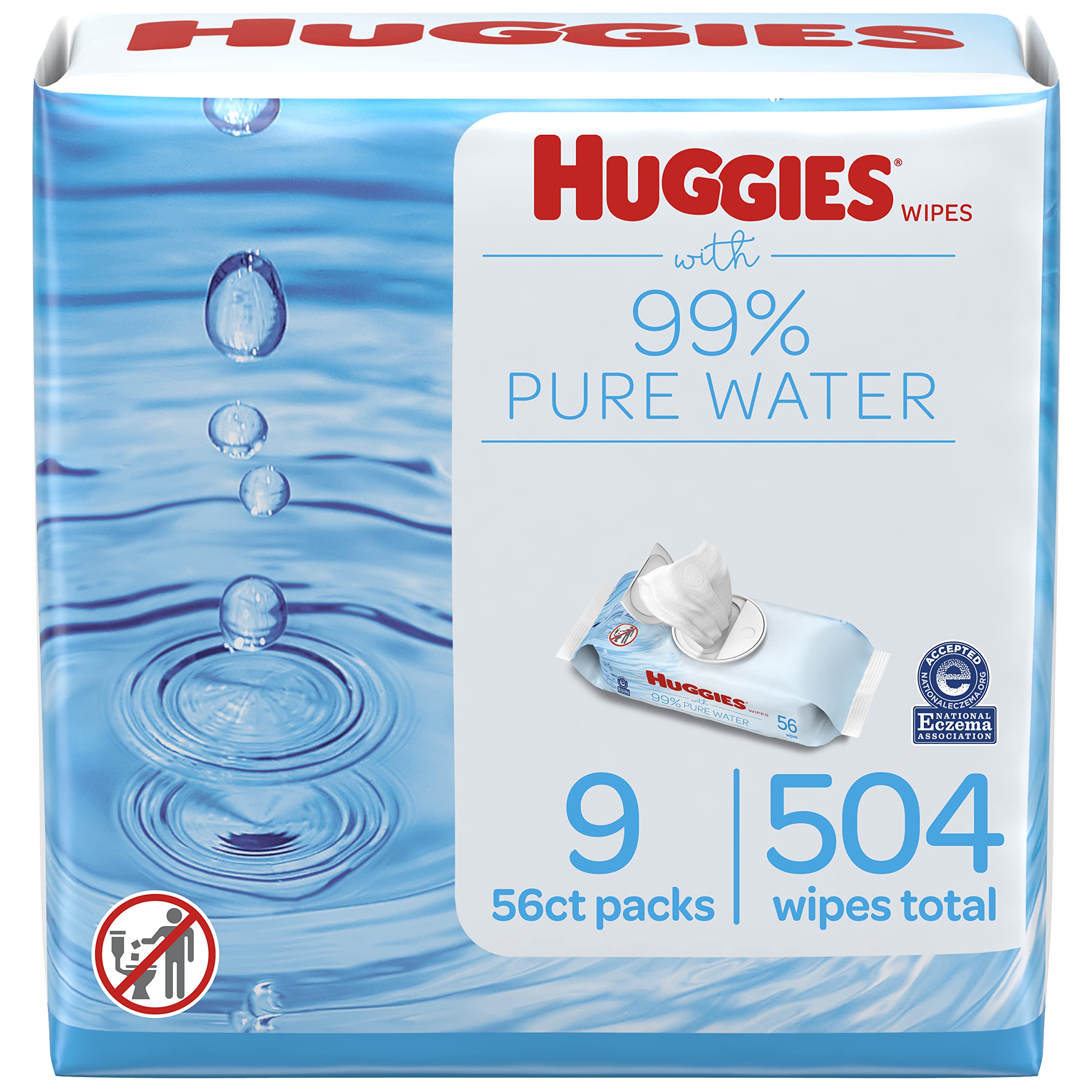 huggies pure 99 water sklad