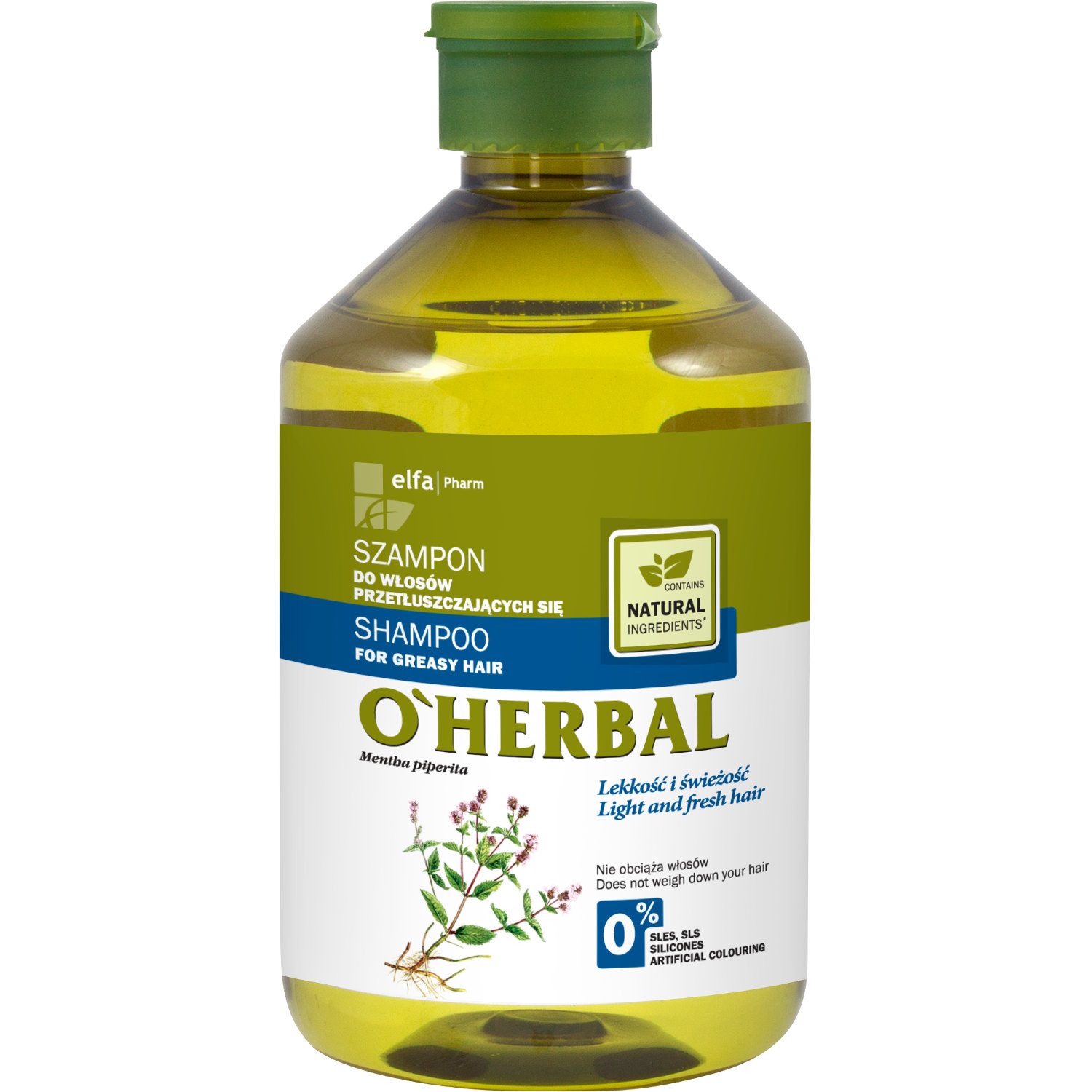 oherbal szampon z miętą