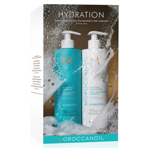 moroccanoil duo pack nawilżenie 500 ml szampon i odżywka