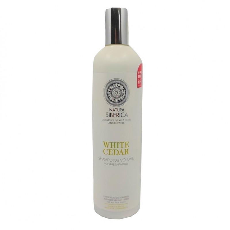 natura siberica white cedar szampon zwiększający objętość 400ml