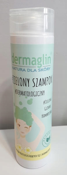 dermaglin zielony szampon do włosów przetłuszczających się i normalnych