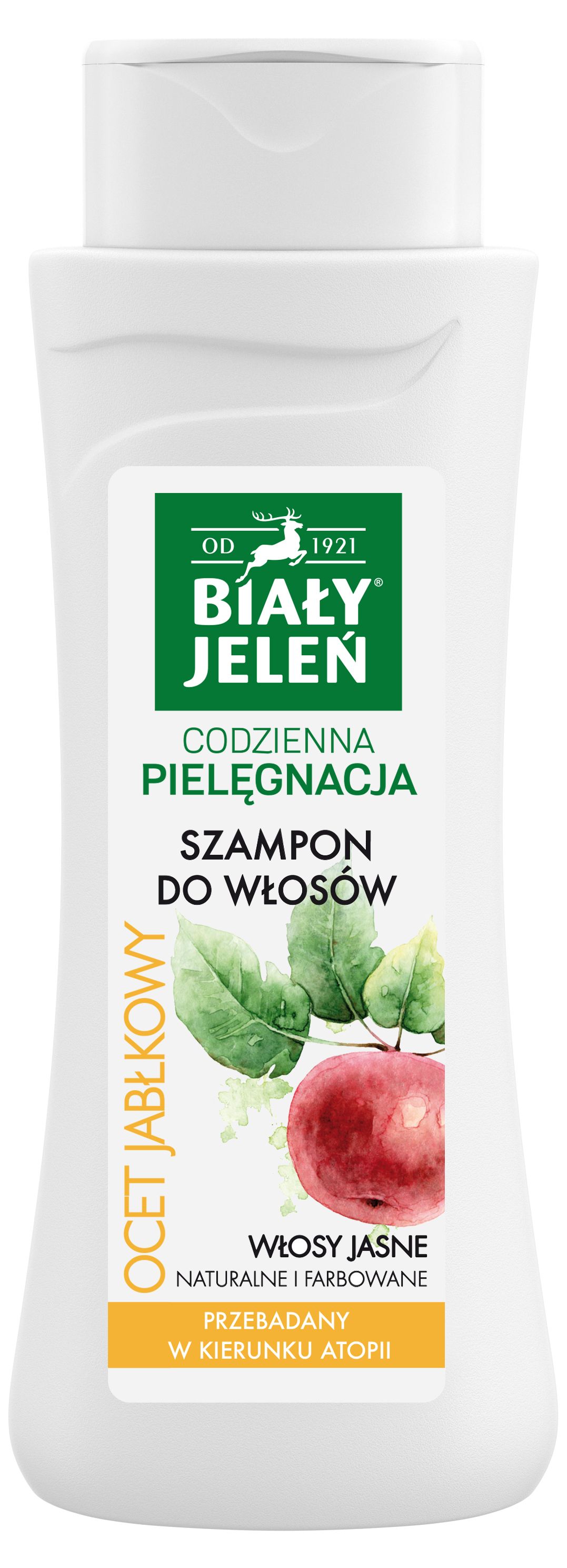 biały jelen wege szampon z dziegciem