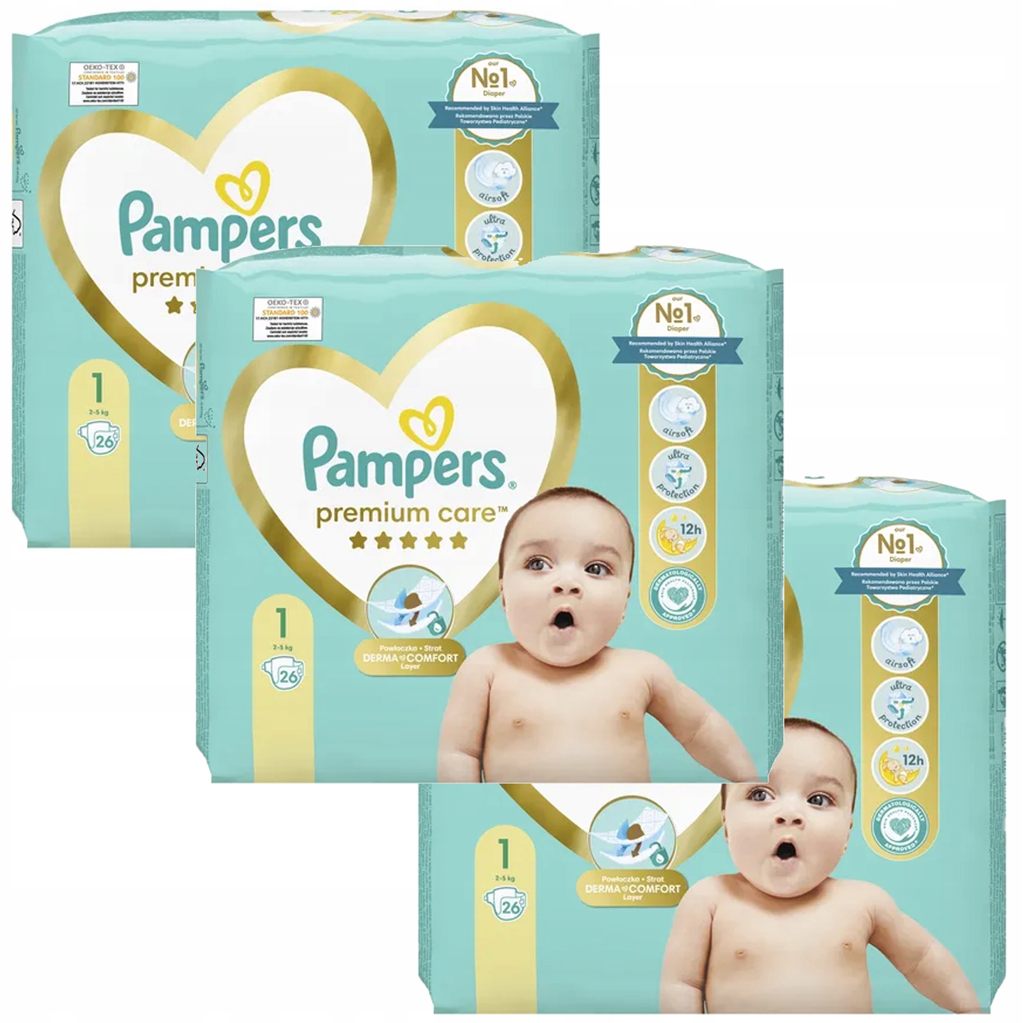 pampers premium care 1 pieluszki pieluchy 78 szt